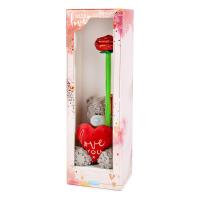 4" Love You Heart Me to You Bear & Rose Gift Set Extra Image 1 Preview